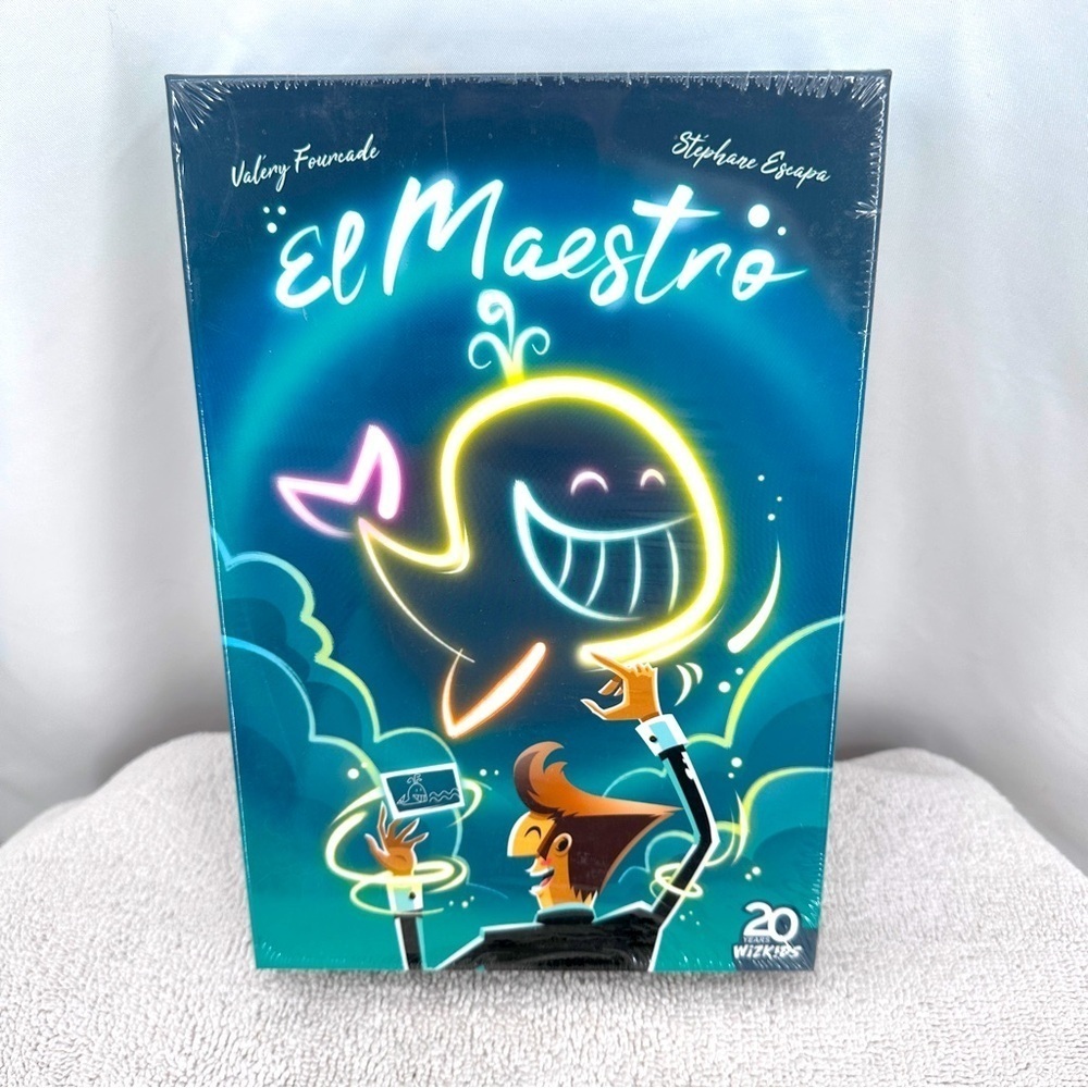 WizKids El Maestro Board Game Kids Blue Air Drawing Party Game New